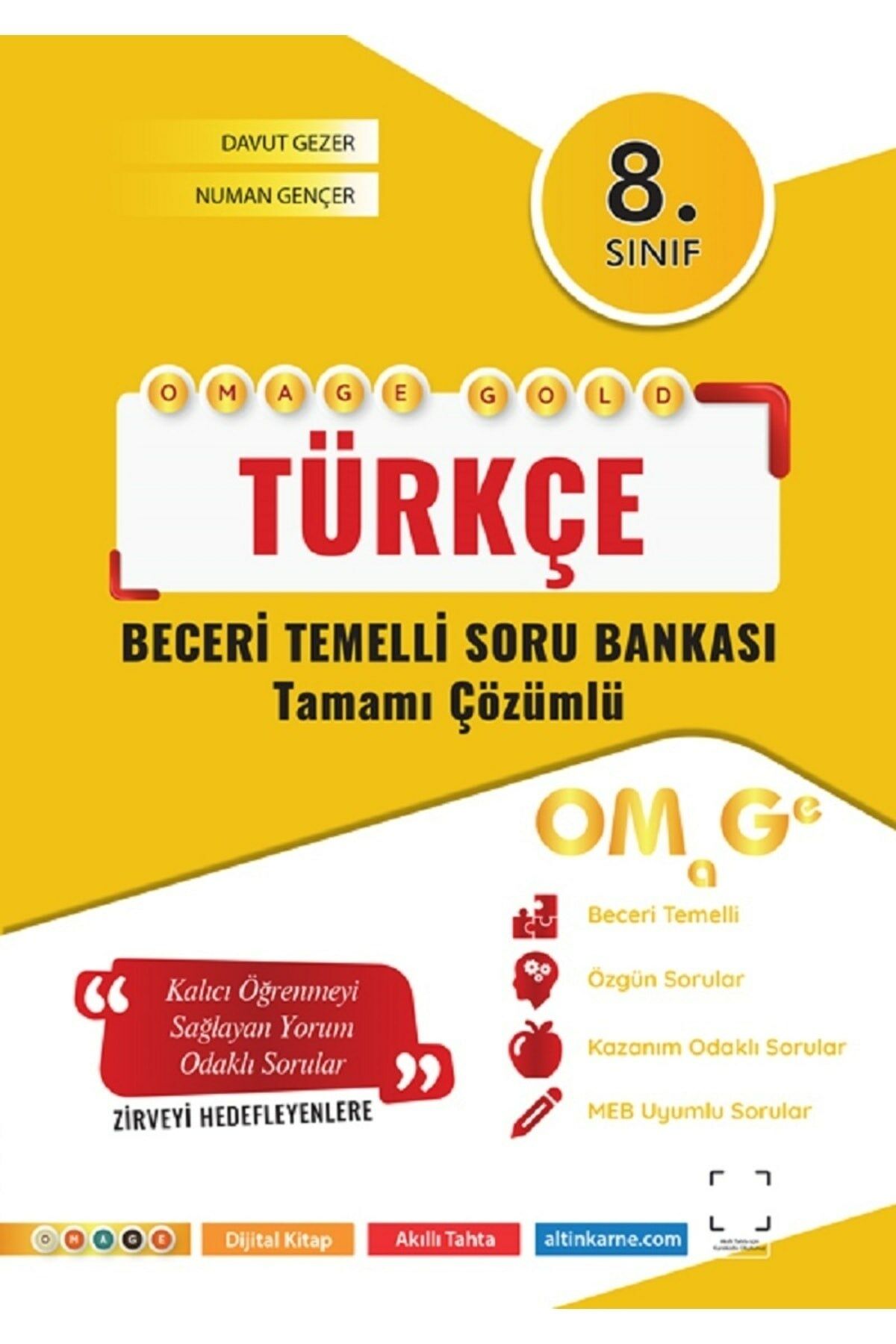 8. Sınıf  Gold Türkçe Soru Bankası