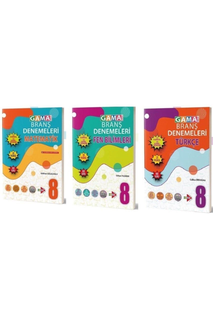 Gama Lgs 8. Sınıf Türkçe Matematik Fen Branş Denemeleri