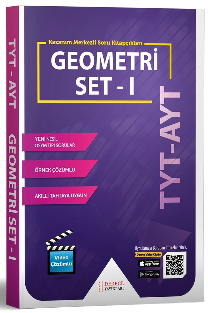Sonuç Derece Yayınları TYT-AYT Geometri Set I