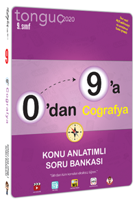 Tonguç Akademi Yayınları 9.Sınıf 0'dan 9'a Coğrafya Konu Anlatımlı Soru Bankası