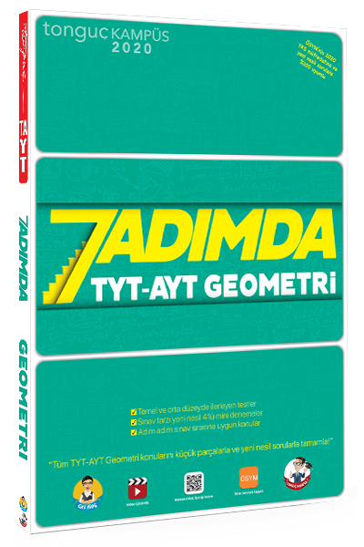 Tonguç Akademi TYT AYT Geometri 7 Adımda Soru Bankası