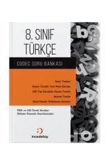 İncedetay Yayınları 8.sınıf Türkçe Codec Soru Bankası
