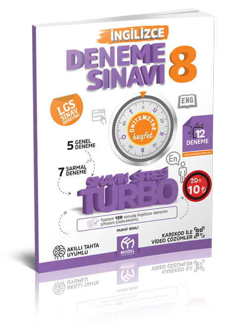 Model Yayınları 8. Sınıf İngilizce Turbo Deneme