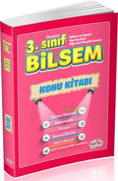 Editör Yayınları 3.Sınıf Bilsem Konu Kitabı