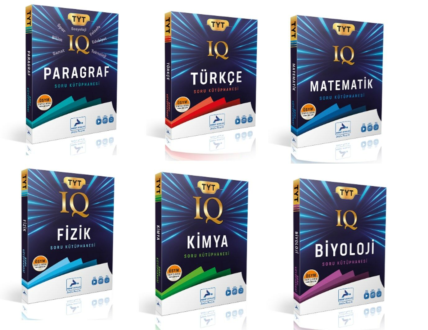 PARAF YAYINLARI IQ PARAGRAF TÜRKÇE MATEMATİK FİZİK KİMYA BİYOLOJİ SET