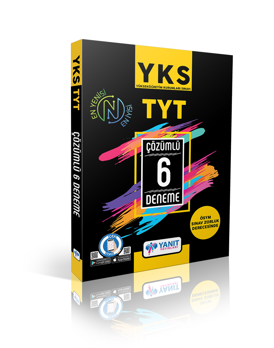 Yanıt Yayınları TYT 6 Çözümlü Deneme