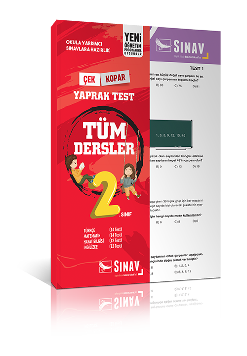 Sınav Yayınları 2. Sınıf Tüm Dersler Yaprak Test