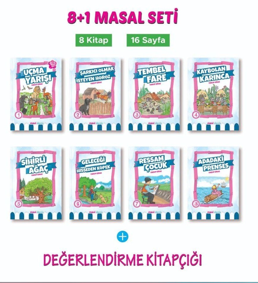 Mavi Deniz Yayınları 8+1 Masal Seti