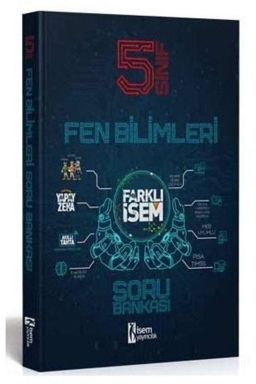 İsem Yayınları Farklı İsem 5. Sınıf Fen Bilimleri Soru Bankası 2021 - 2022