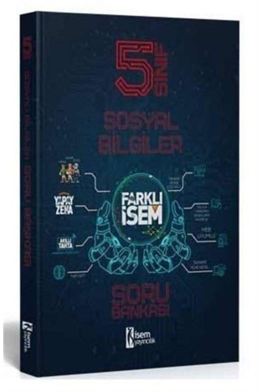 İsem Yayınları Farklı İsem 5. Sınıf Sosyal Bilgiler Soru Bankası 2021 - 2022