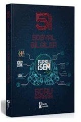 İsem Yayınları Farklı İsem 5. Sınıf Sosyal Bilgiler Soru Bankası 2021 - 2022