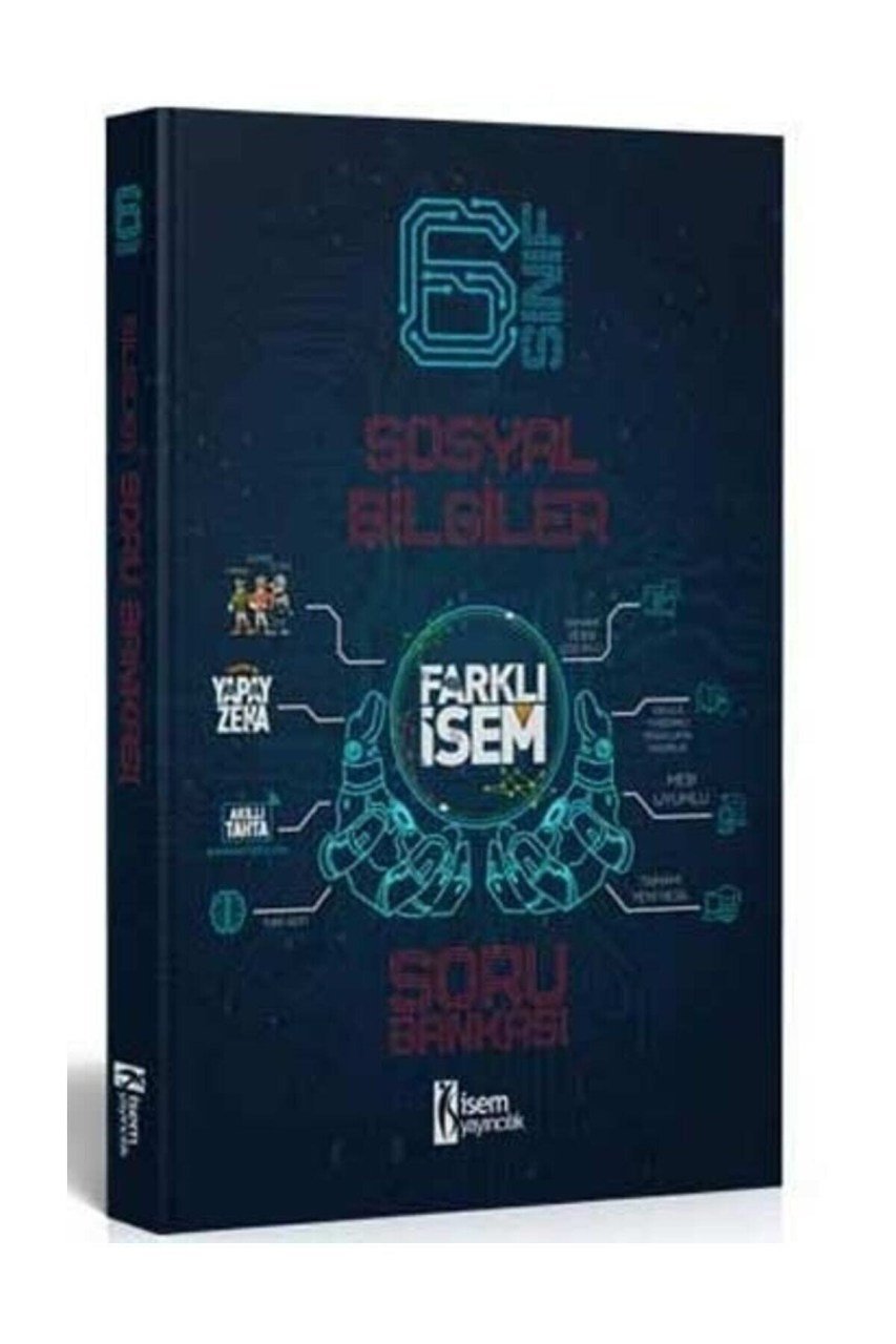 İsem Yayınları Farklı İsem 6. Sınıf Sosyal Bilgiler Soru Bankası 2021 - 2022