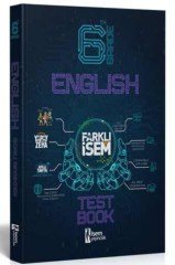 İsem Yayınları Farklı İsem 6. Sınıf İngilizce Soru Bankası 2021 - 2022