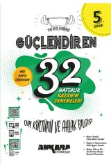 Ankara 5. Sınıf Din Kültürü Güçlendiren 32 Haftalık Deneme 2023