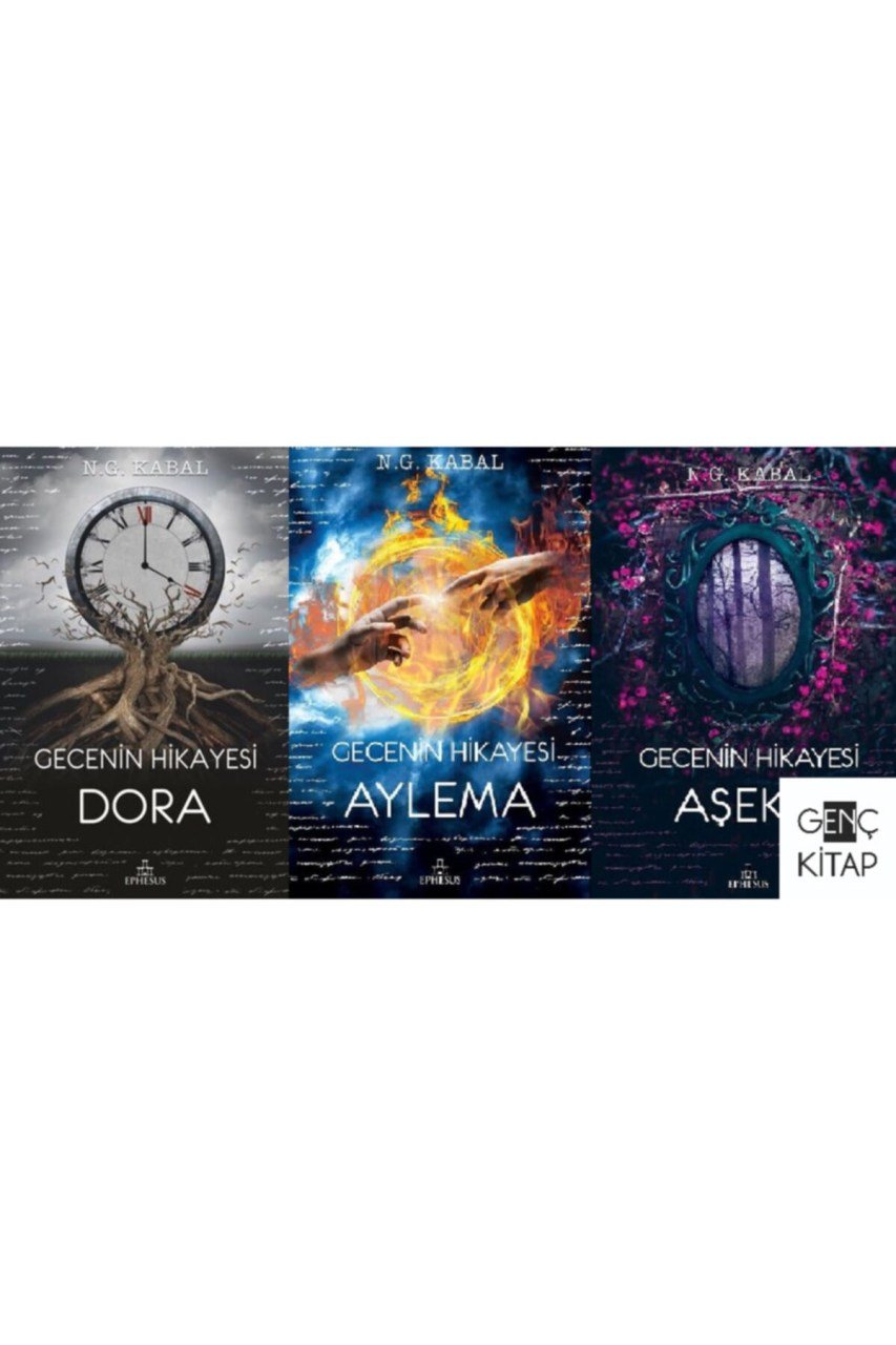 Gecenin Hikayesi Serisi 3 Kitap Set Ciltli N. G. Kabal Ephesus Aylema Dora Aşeka