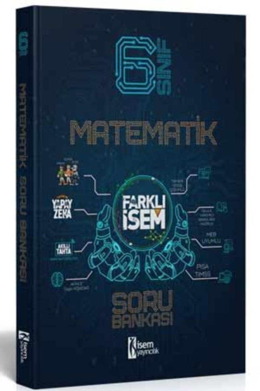 İsem Yayınları Farklı İsem 6. Sınıf Matematik Soru Bankası 2021 - 2022