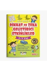 Gong Çocuk 3-7 Yaş Okul Öncesi 5 Kitap Dikkat Ve Zeka Geliştirici Etkinlikler Kitabı