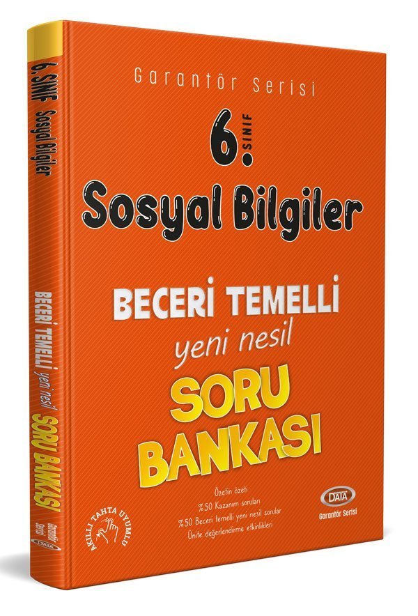 Data Yayınları 6. Sınıf Sosyal Bilgiler Beceri Temelli Soru Bankası