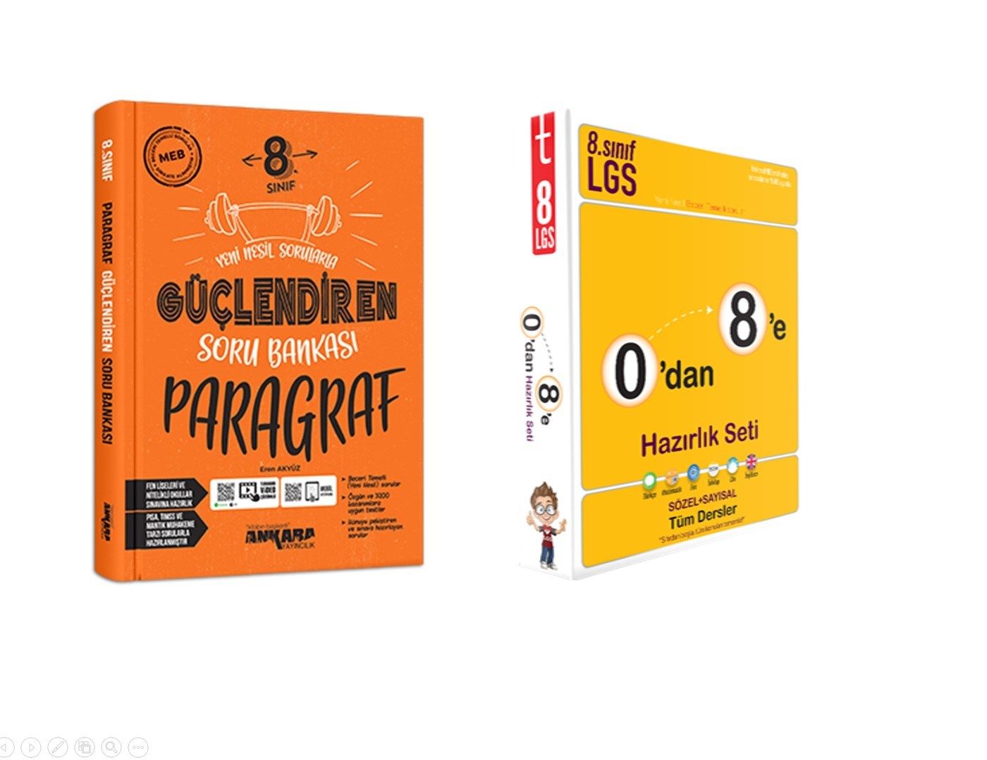Ankara 8.Sınıf Paragraf + Tonguç 0'dan 8'e