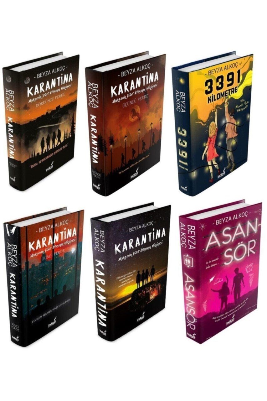 Beyza Alkoç Seti 6 Kitap Ciltli
