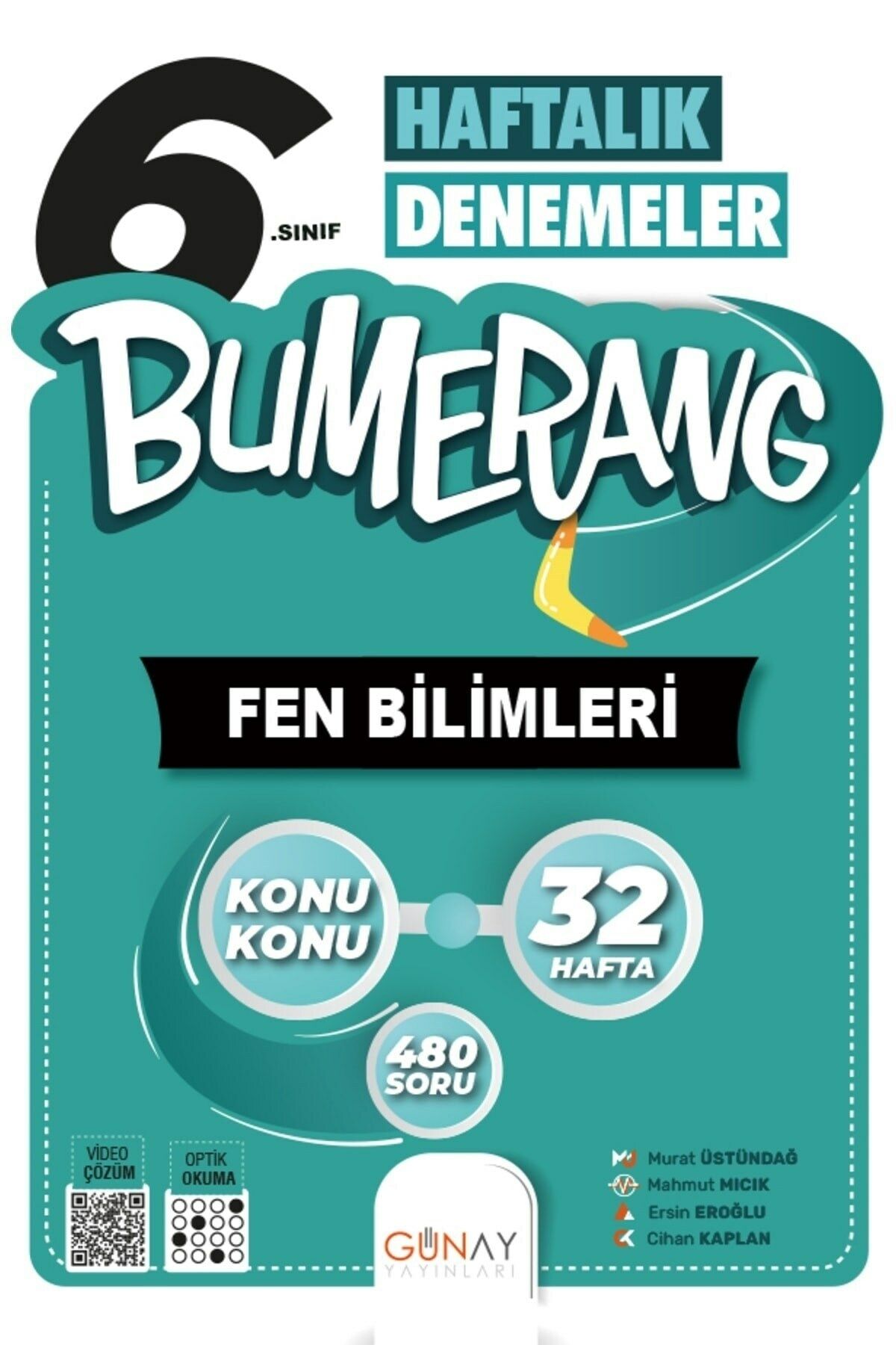 6.sınıf 32 Haftalık Bumerang Fen Bilimleri Soru Bankası