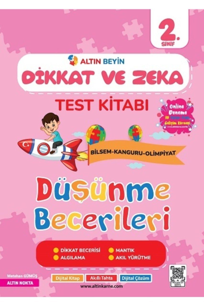 2. Sınıf Altın Beyin Dikkat Ve Zeka Kitabı