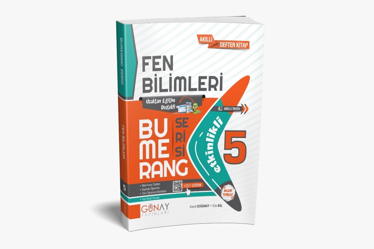 Günay Yayınları 5. Sınıf Bumerang Fen Bilimleri Akıllı Defter