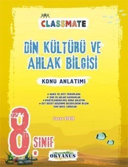 Okyanus Yayınları 8. Sınıf LGS Classmate Din Kültürü Ve Ahlak Bilgisi Konu Anlatımı