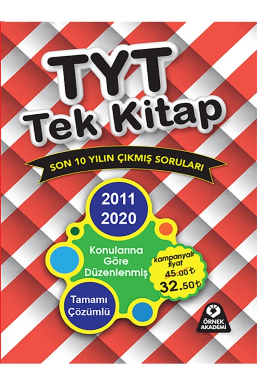 Tyt Tek Kitap Son 10 Yılın Çıkmış Soruları