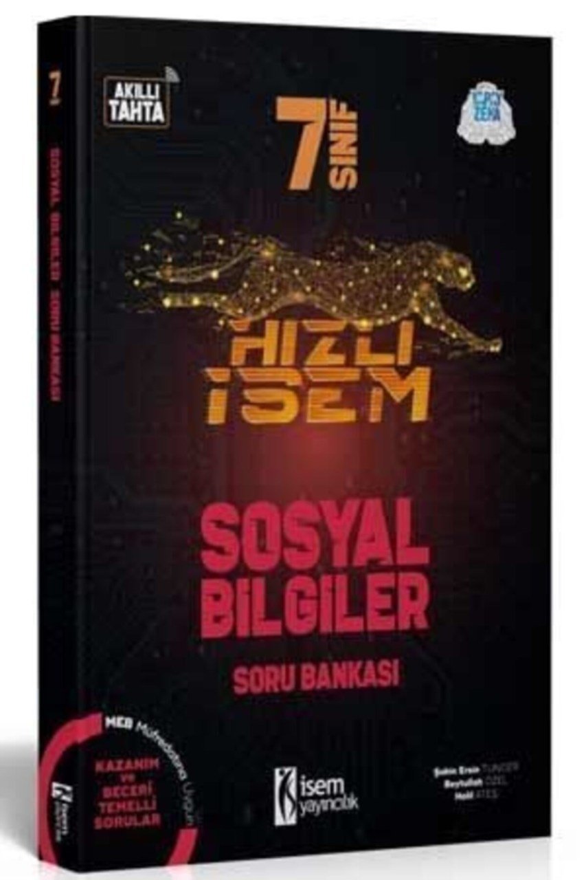İsem Yayınları 7. Sınıf Hızlı İsem Sosyal Bilgiler Soru Bankası 2021 -2022