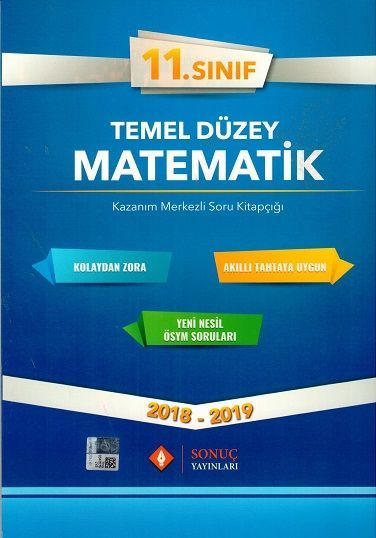 Sonuç Yayınları 11. Sınıf Temel Düzey Matematik