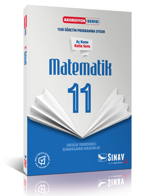 Sınav Yayınları 11. Sınıf Matematik Akordiyon Kitap