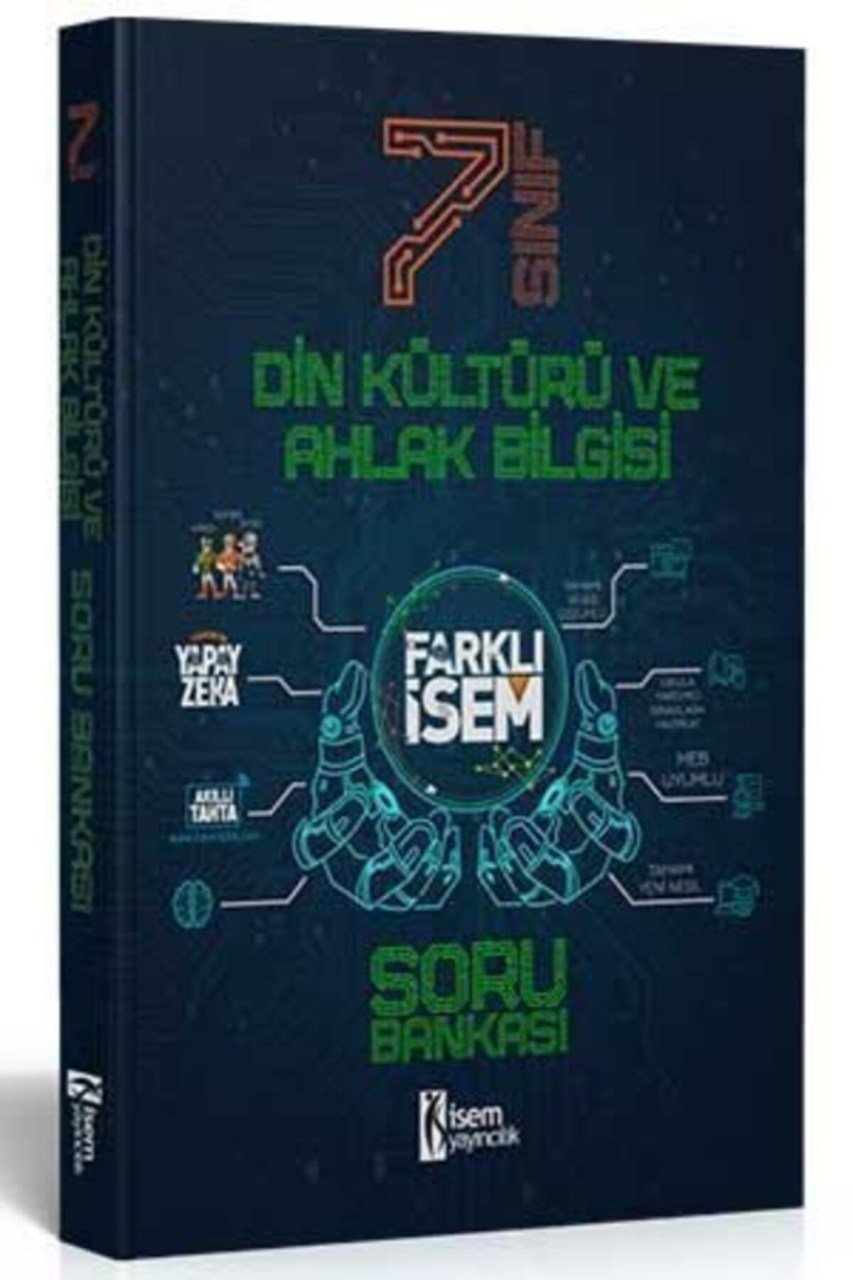 İsem Yayınları 7. Sınıf Farklı İsem Din Kültür Ve Ahlak Bilgisi Soru Bankası 2021 -2022