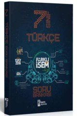 İsem Yayınları 7. Sınıf Farklı İsem Türkçe Soru Bankası 2021 -2022