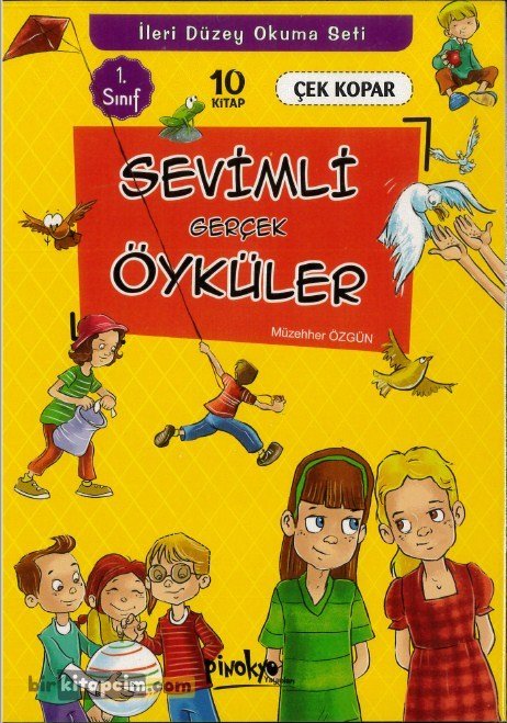 Pinokyo Yayınları Sevimli Gerçek Öyküler 1.Sınıf 10 Kitap