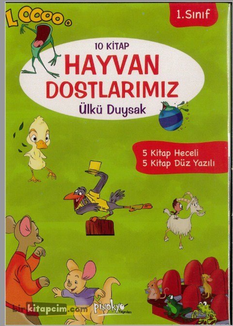 Pinokyo Yayınları 1. Sınıf Hayvan Dostlarımız Serisi 10 Kitap