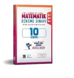 Derece Yayınları  TYT Matematik 10 Deneme Sınavı