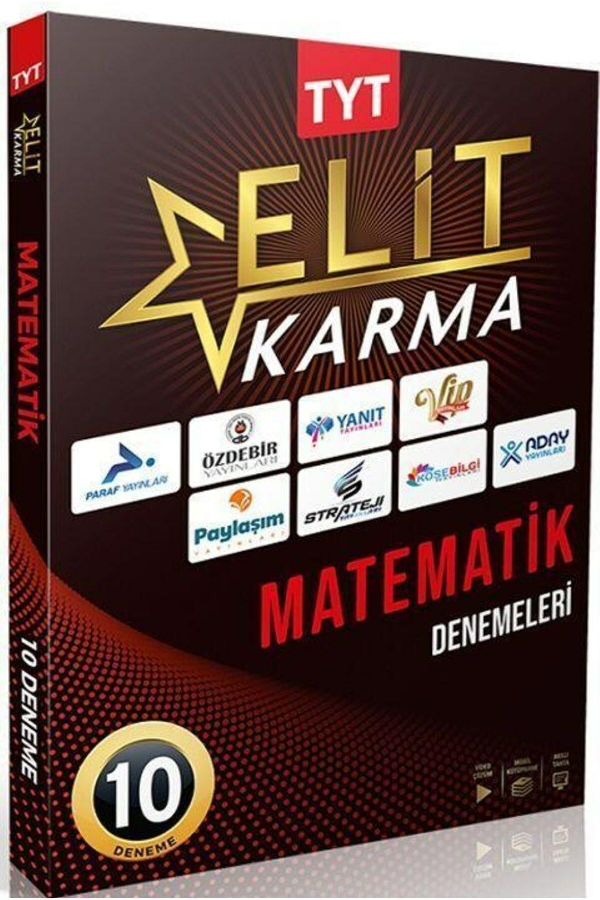 Tyt Matematik Elit Karma 10 Deneme Yayınları
