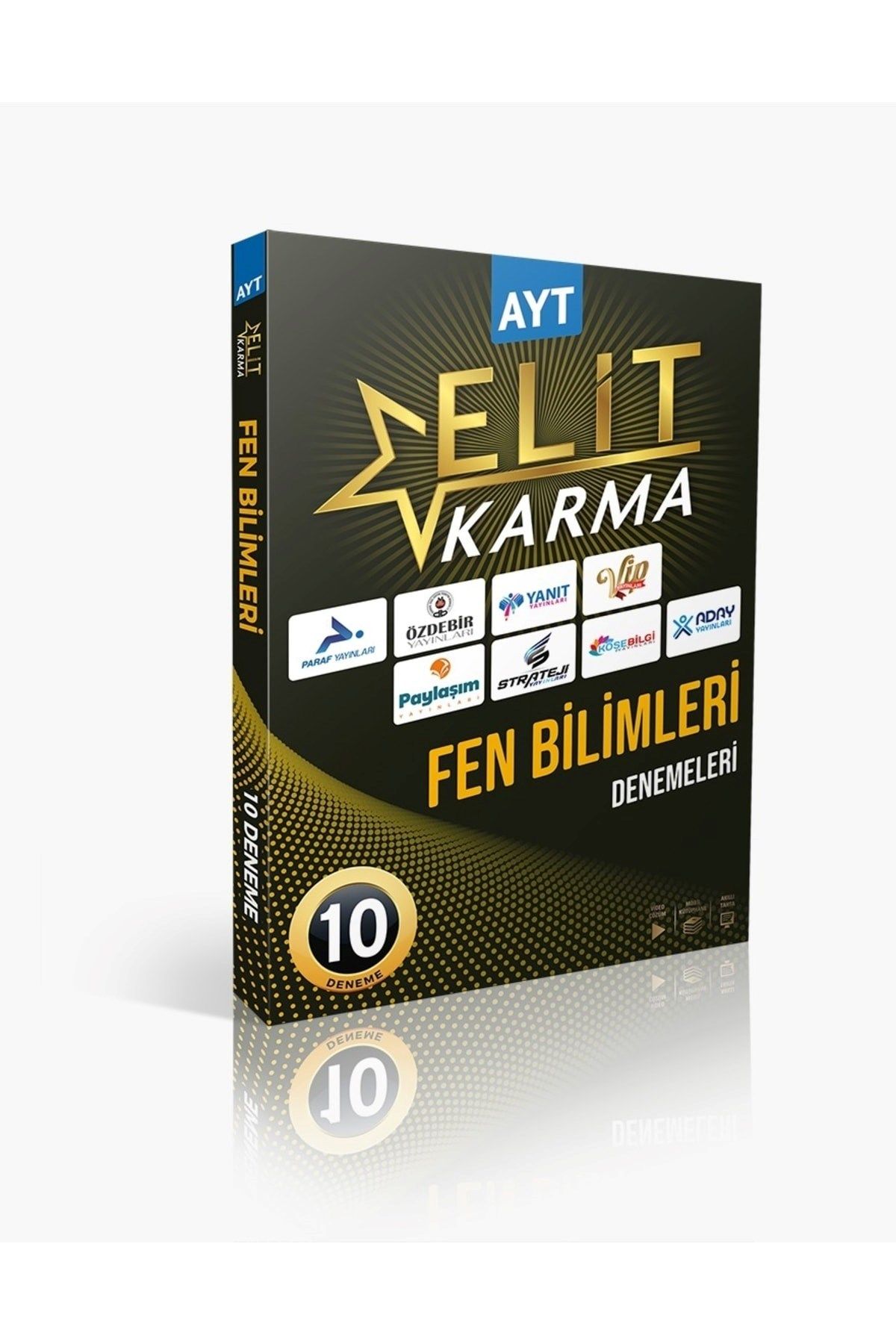 Elit Karma Yayınları Ayt Fen Bilimleri 10'lu Deneme 2023