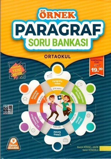 Örnek Akademi Yayınları Ortaokul Paragraf Soru Bankası