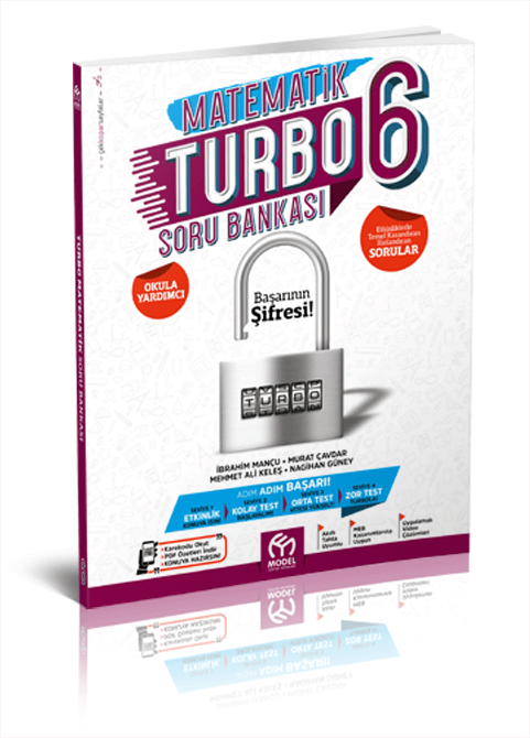 Model Eğitim Yayınları 6.Sınıf Turbo Matematik Soru Bankası