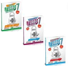 Model Eğitim Yayınları 7.Sınıf Turbo 3'lü Soru Bankası Fırsat Seti T-M-F
