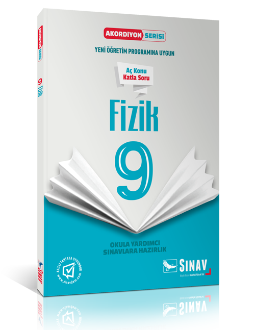 Sınav Yayınları 9. Sınıf Fizik Akordiyon Kitap