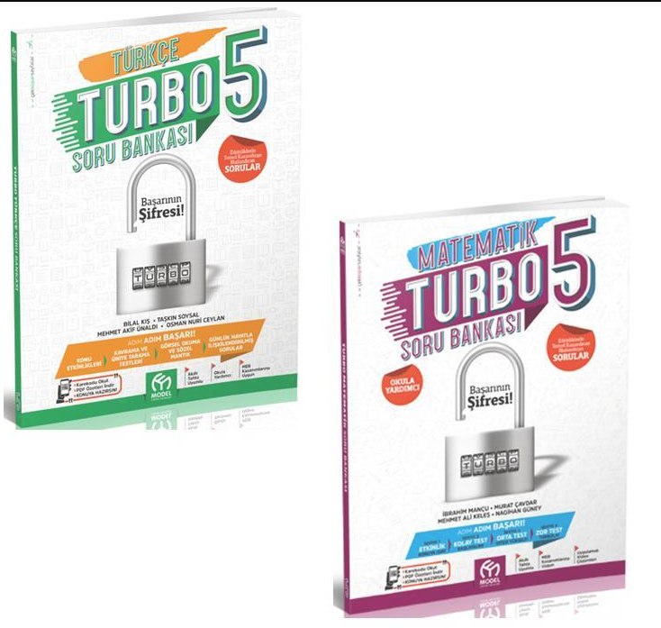 Model Eğitim Yayınları 5.Sınıf Turbo Türkçe Matematik Soru Bankası Seti