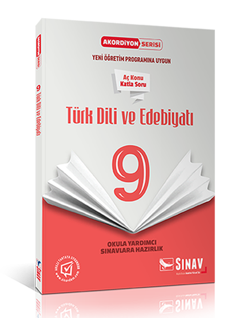 Sınav Yayınları 9. Sınıf Türk Dili ve Edebiyatı Akordiyon Kitap