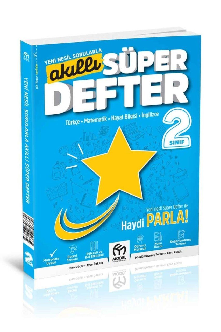 2. Sınıf Akıllı Süper Defter Tüm Dersler