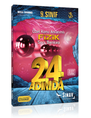 Sınav Yayınları 9. Sınıf Fizik 24 Adımda Özel Konu Anlatımlı Soru Bankası