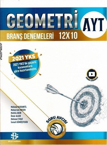 Bilgi Sarmal Yayınları TYT AYT Geometri 12 x 10 Branş Denemeleri - Mehmet Karanfil