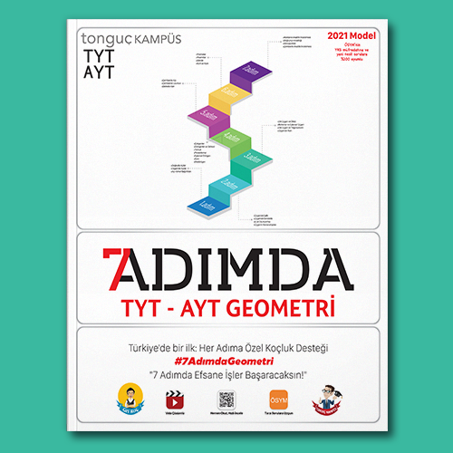 Tonguç Akademi Yayınları TYT AYT  7 Adımda Geometri