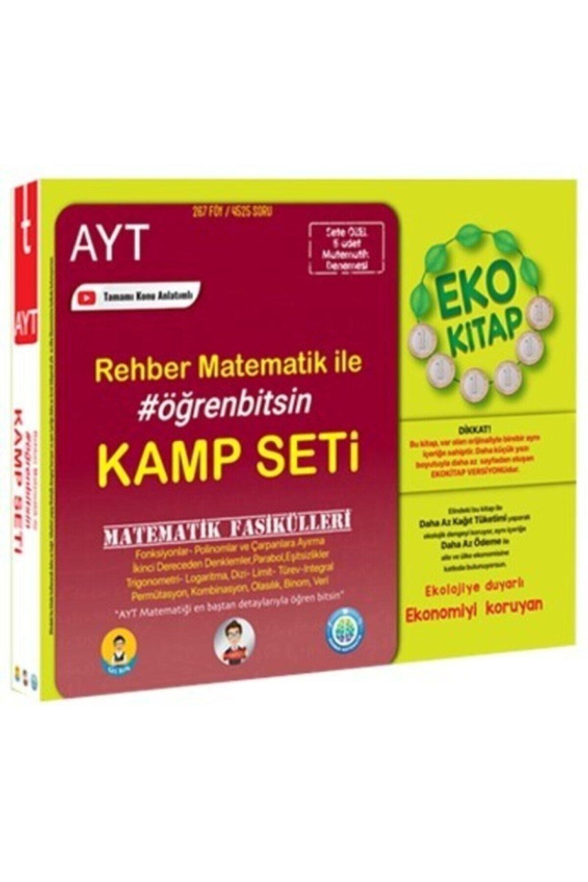 Ayt Matematik Fasikülleri Seti Eko - 9 Fasikül 1 Deneme -